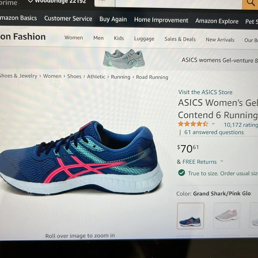 Asics Gel-Contend 6 Size 7